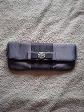 Phase Eight Purple Clutch Bag With Diamante Detail And Small Mirror Included