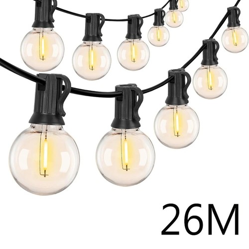 Outdoor string lights g40 led - lights,