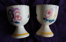 X 2 Vintage Poole Pottery Egg
