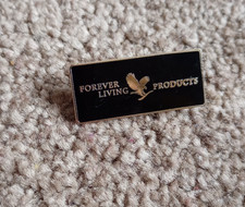 FOREVER LIVING PRODUCTS Enamel Pin Badge - Retro Advertising 3.5cm approx