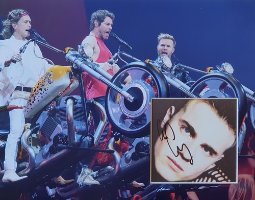 Gary barlow signed 14x11 - signed, photo