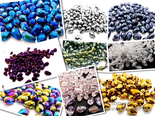 Electroplate faceted glass - electroplate,