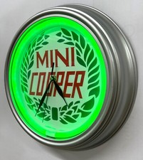 Mini Cooper green LED 'neon