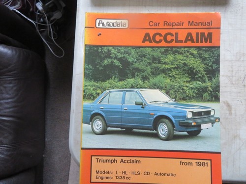 Triumph acclaim autodata - triumph,