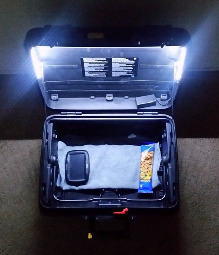 Led top case - case, light