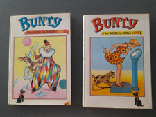 VINTAGE  BUNTY  THE BOOK FOR GIRLS 1967 AND 1970