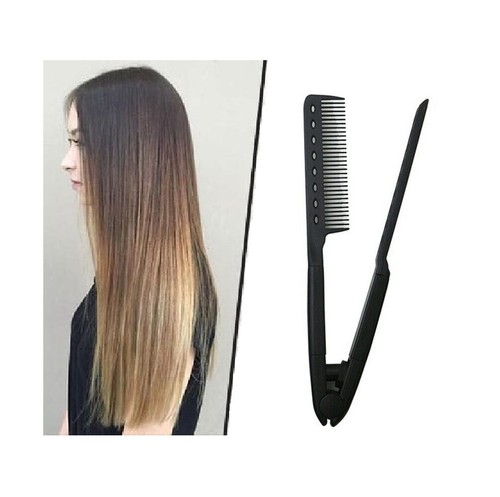 Hair straightening comb type - hair,