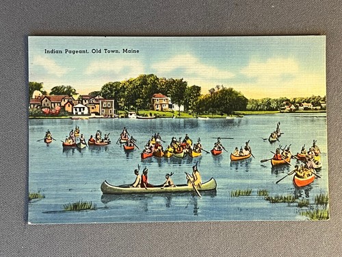 Indian canoe pageant - pageant, on
