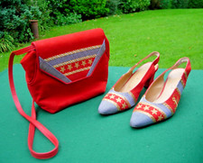 Matching Set Carvela Shoes And Bag - Stars & Stripes
