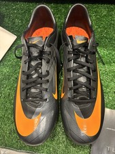 NIKE MERCURIAL VAPOR SUPERFLY II FG FOOTBALL BOOTS SIZE 10 UK MADE IN ITALY