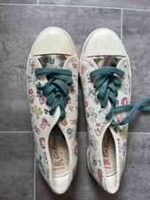 Cath Kidston womens trainers size 41 cute floral print perfect for summer