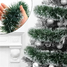 10M (33Ft) Chunky Tinsel Christmas Tree Decoration Xmas Garland Celebrations