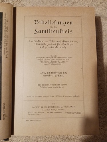 1920 bibellesungen - 1920,