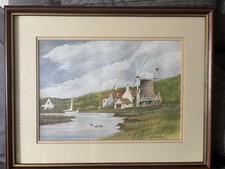 Framed Watercolour Of Cley