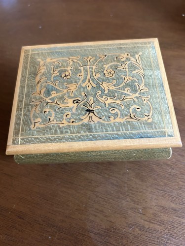 Vintage reuge inlaid - vintage, box