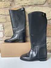 Tacto Tall Riding Equestrian Boots Handmade Leather UK 3 Wide WORN ONCE