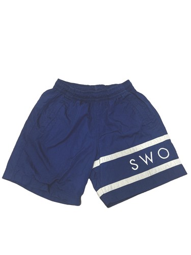 Vintage nike blue nylon shorts - vintage,