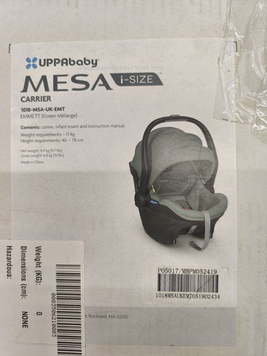 Uppababy mesa size - mesa, i-size
