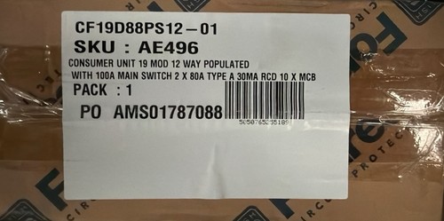 Populated consumer unit way - consumer,