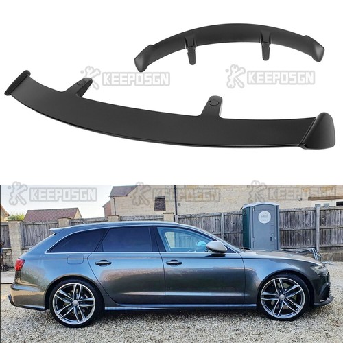 Matte black rear roof - black,