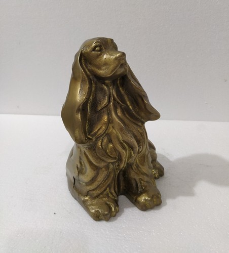 Metal dog spaniel - dog, table