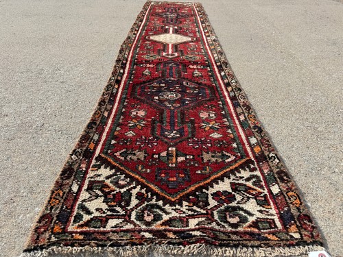 2x9 antique heriz runner rug - 2x9,