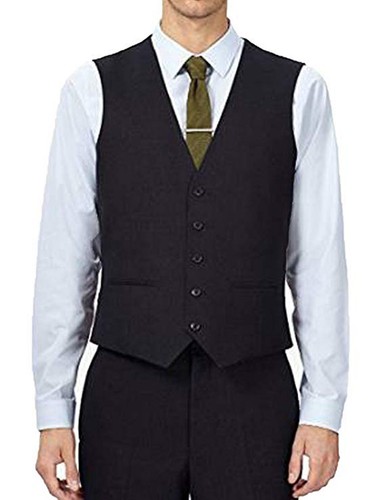 Mens black single - mens, breasted