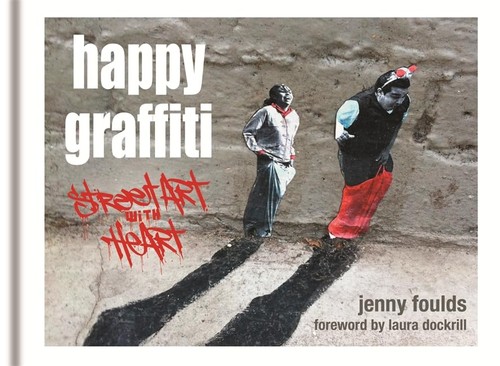 Happy graffiti street art - happy,