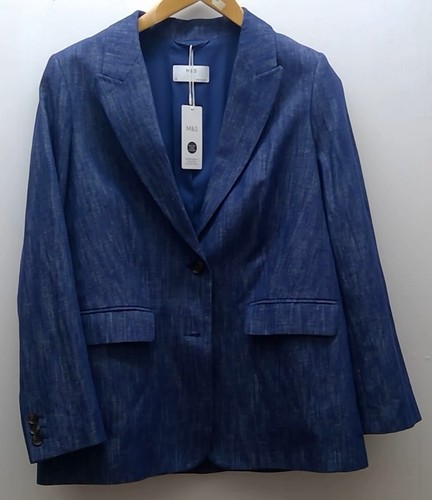 Ladies blue blazer - ladies, m&s