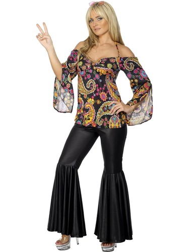 Ladies 1970s 70s hippy fancy - 1970s,