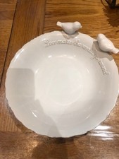 Next Home Decorative Ornament LOVE BIRDS LARGE BOWL FLOWER VASE