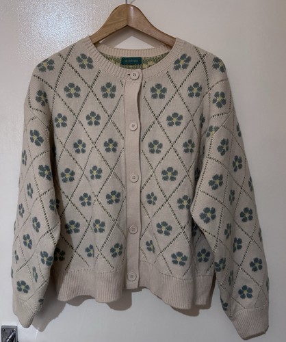 Pétale floral argyle knit - floral,