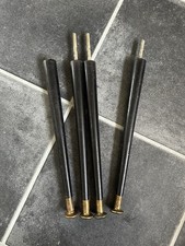 4 Black Tapered Wooden