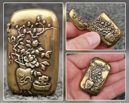 Antique japanese meiji brass - japanese,