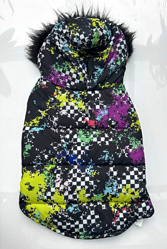 Hooded padded dog - hooded,