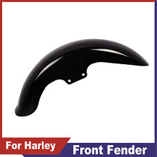 For Harley Fatboy FLSTF Front Fender Mudguard Splash Guard Gloss Black 1990+
