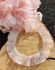 Spotty Ruffled Fabric Trim