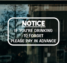 If You're Drinking To Forget