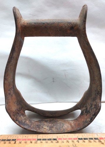 Metal stirrup vintage cowboy - stirrup,