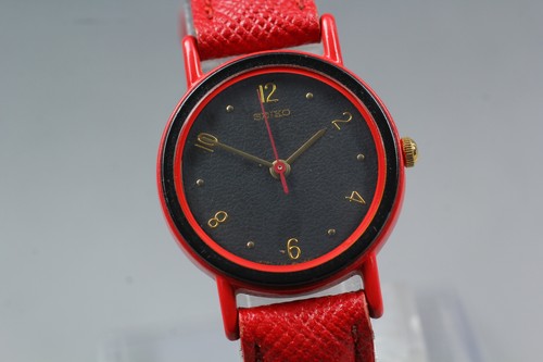 Seiko 7321 0320 red - seiko, watch