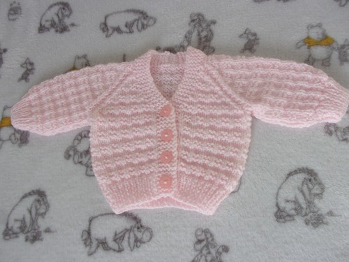 Hand knit pink - hand,