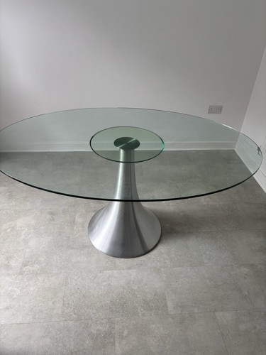 Quality oval glass dining - oval,