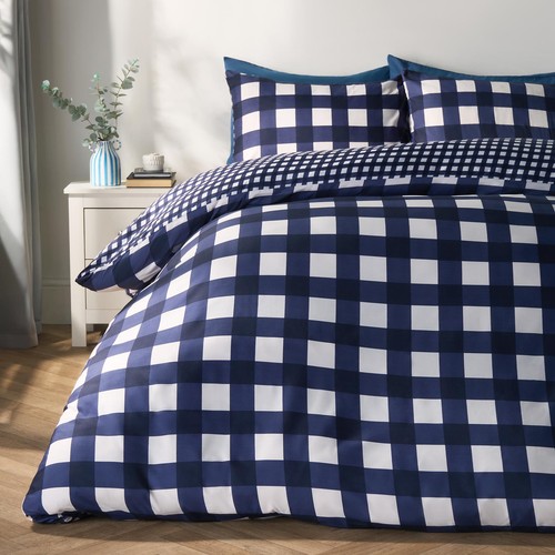 Ohs gingham duvet - duvet, cover