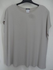 KIM & CO TOP WITH PADDED SHOULDERS BIRCH SIZE 3XL