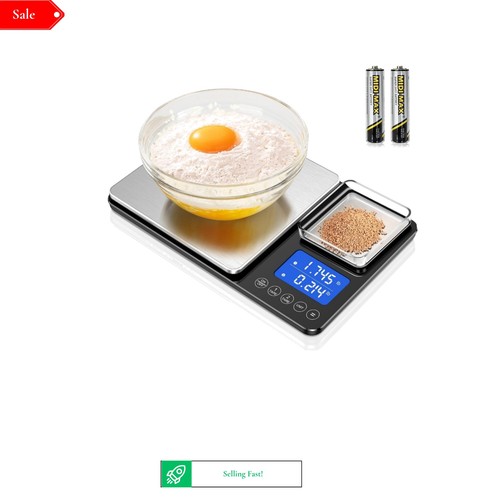 Dual platform kitchen scales - platform,