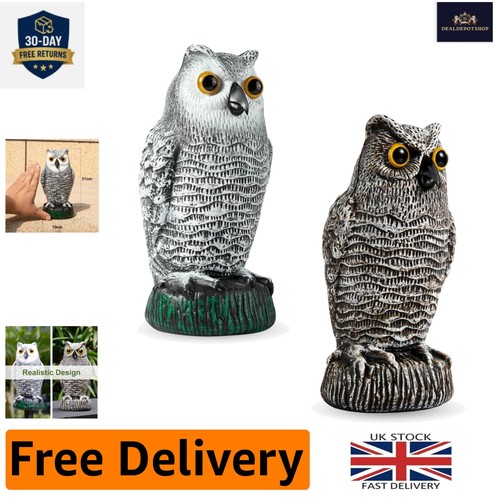 Solar powered realistic owl - realistic,