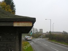 Photo 6x4 Barton bus stop sign Normanton-on-the-Wolds Distinctly decrepit c2011