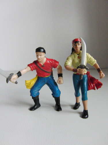 Vintage elc pirate and female - and,