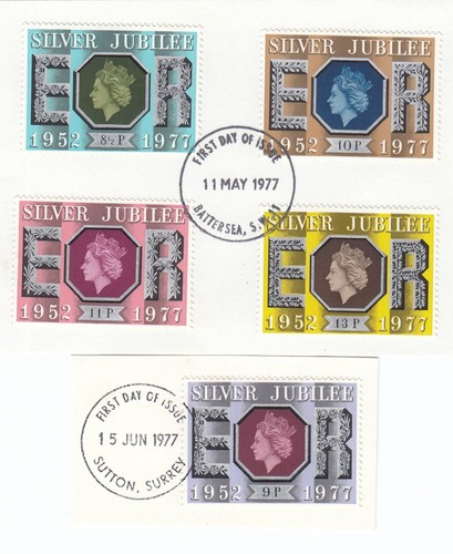 Queen silver jubilee - silver, x5