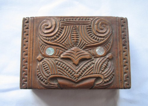 Vintage wooden tiki feather - wooden,